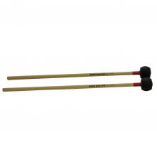 Par de baquetas marca Mike Balter para Marimba, modelo 174R Rattan Handles Black Latex