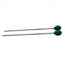 Par de baquetas marca Mike Balter para Marimba, modelo 12B Birch Handles Green Yarn